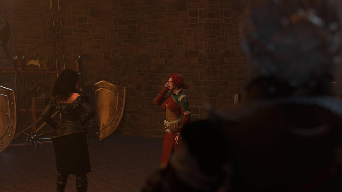 Z3NSFWS's tweet photo. Next animation sneak peek. (Yen and Triss aren't major parts). Spent most of my time trying to find a good enough model and figuring out 4 new rigs tbh, but it's something. CiriXGeralt soon~ https://t.co/9ry2QGW2LA