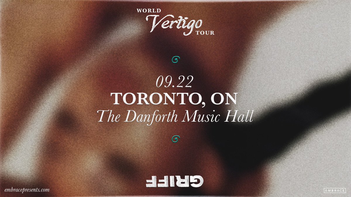 JUST ANNOUNCED: She has toured alongside the likes of Dua Lipa, Ed Sheeran, Coldplay, and more! On September 22nd, don't miss rising singer-songwriter #Griff when she comes to The Danforth!  Presale: Thurs May 2nd | Code: EMBGRIFF RSVP: tinyurl.com/yty8ry9x