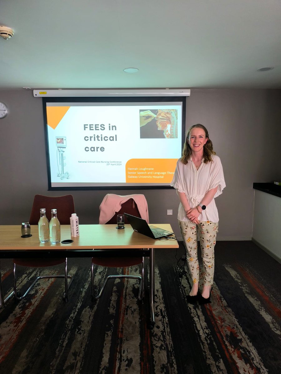 Thanks to the team at <a href="/IACCN_/">IACCN</a> for asking me to present on use of FEES in critical care setting. Delighted to represent SLT Dept in GUH and promote FEES. A brilliant conference with loads of MDT learning <a href="/GUH_ICU_Anaesth/">GUH-ICU&Anaesthesia</a> @saoltagroup