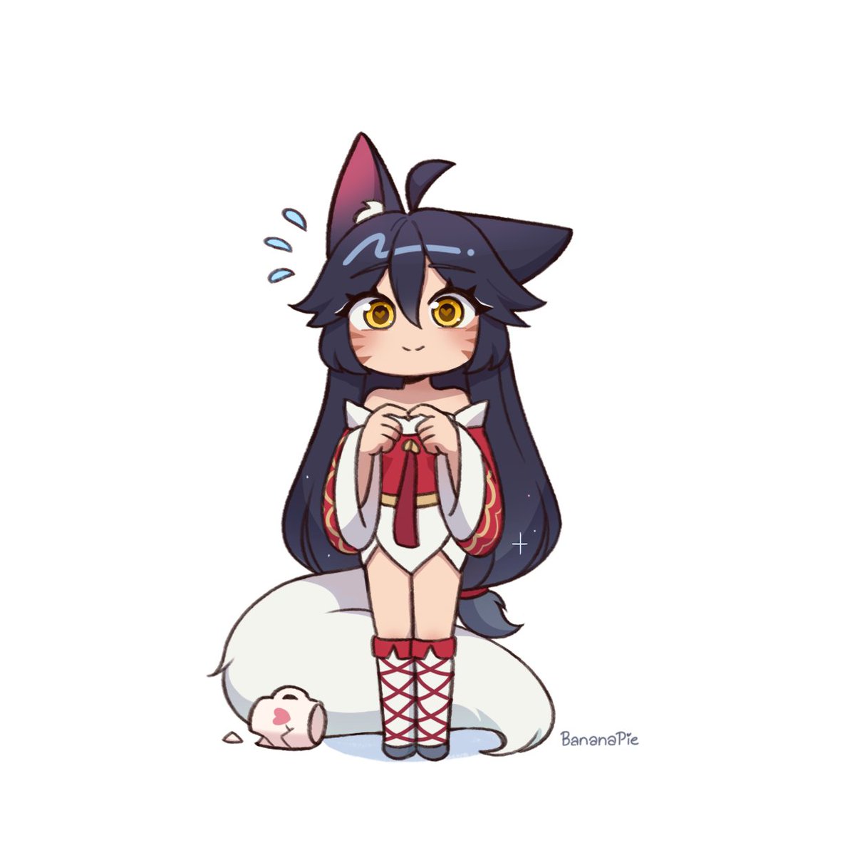 I refined one of the stickers.
Have a guilty Ahri 👉👈