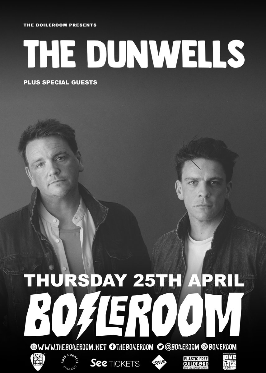 ++TONIGHT++ Join us for @thedunwells this evening! still some tickets left: seetickets.com/.../the.../the…