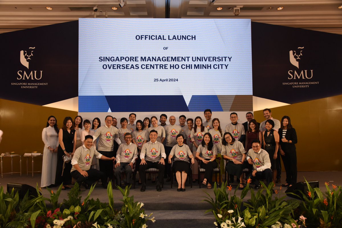 Exciting news! Our new SMU Overseas Centre in Ho Chi Minh City (OC HCMC) is a leap forward in fortifying partnerships and advancing regional growth. Learn more about #SGSMUOCHCMC: bit.ly/4baSz0Z
#SGSMU