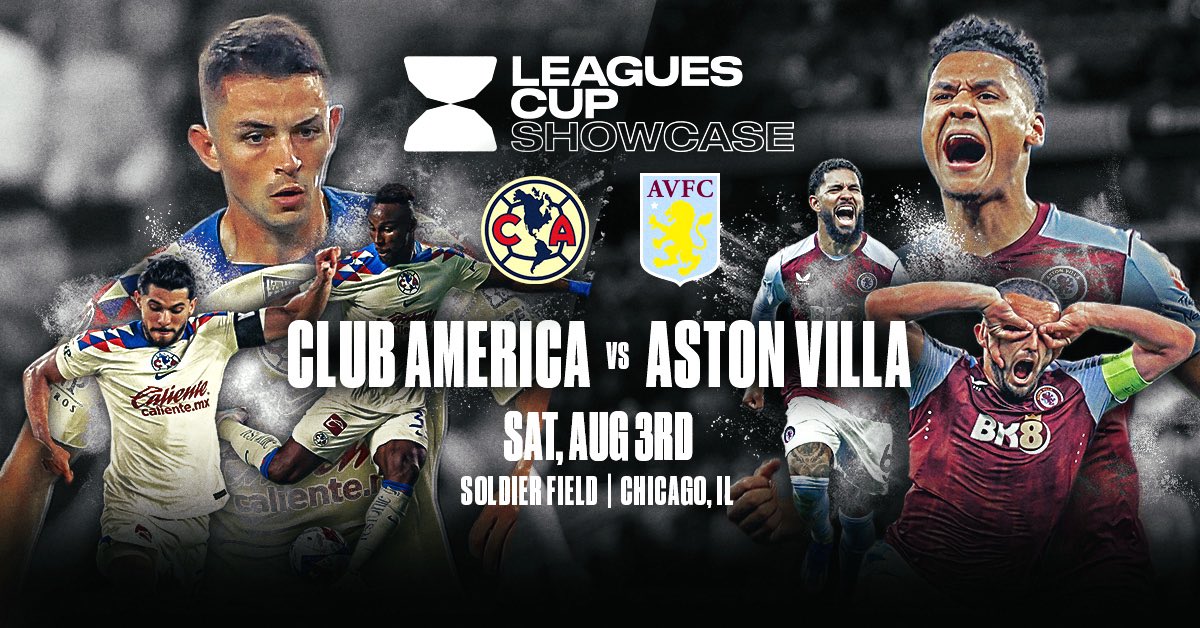 JUST ANNOUNCED: Mexican League powerhouse @ClubAmerica and English Premier League historic club @AVFCOfficial to face off as part of @LeaguesCup Showcase on August 3 at Soldier Field! Tickets go on sale May 2 at 10am. 🔗bit.ly/ClubAmericaAst…