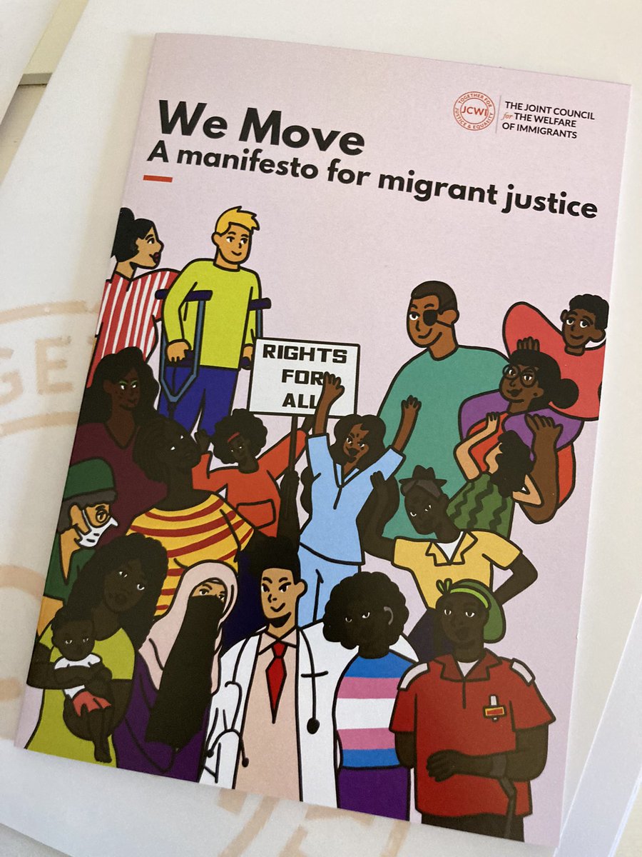 Our JCWI #TimeIsNow event, where we’ve launched our manifesto, has kicked off. Wonderful to hear our lived experience advisory board member Shamim Sarabi, deliver our keynote speech - to demand ‘people can live a free, fair + dignified life regardless of immigration status’