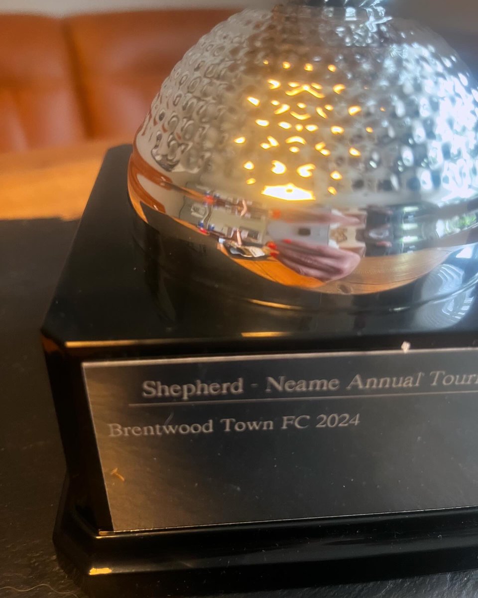 Congratulations again to our @brentwoodtownfc golf team who won the first ever @shepherdneame annual tournament ⛳️ 🏆