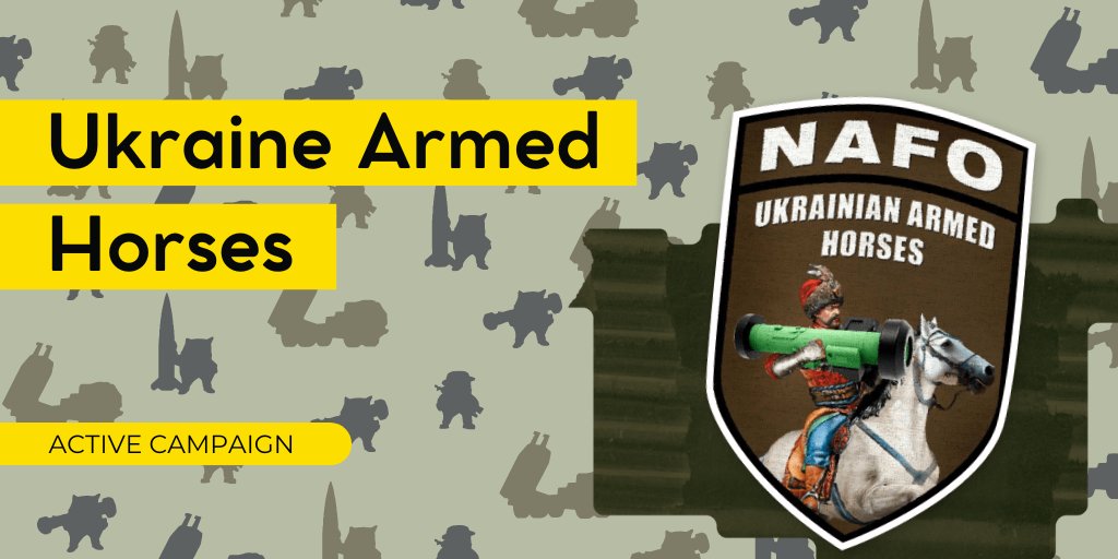 #Fellas Join the Ukrainian Armed Horses campaign and help us to get one NAFO truck 2.0 for 72th Brigade

Uve’s hitting 40 in April and he is really fed up with the Russian invasion of Ukraine. He really couldn’t wish for anything else for his birthday than for the war to end. To