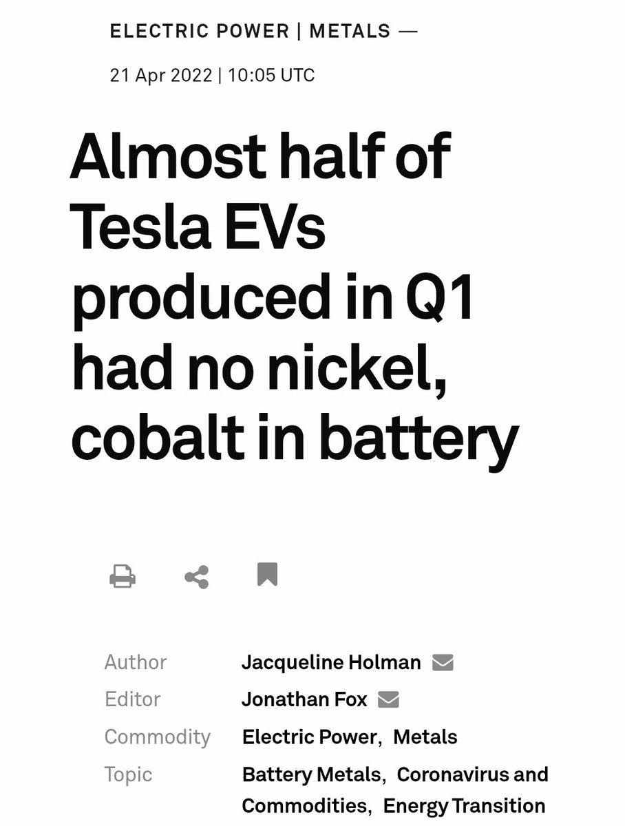 If your talking points don't update, you'll look foolish.

Half of Tesla's cars were nickel and cobalt free two years ago and things have probably improved since.

Even better, at their 2023 Investor Day, Tesla announced they'd transition to rare earth-free powertrains.