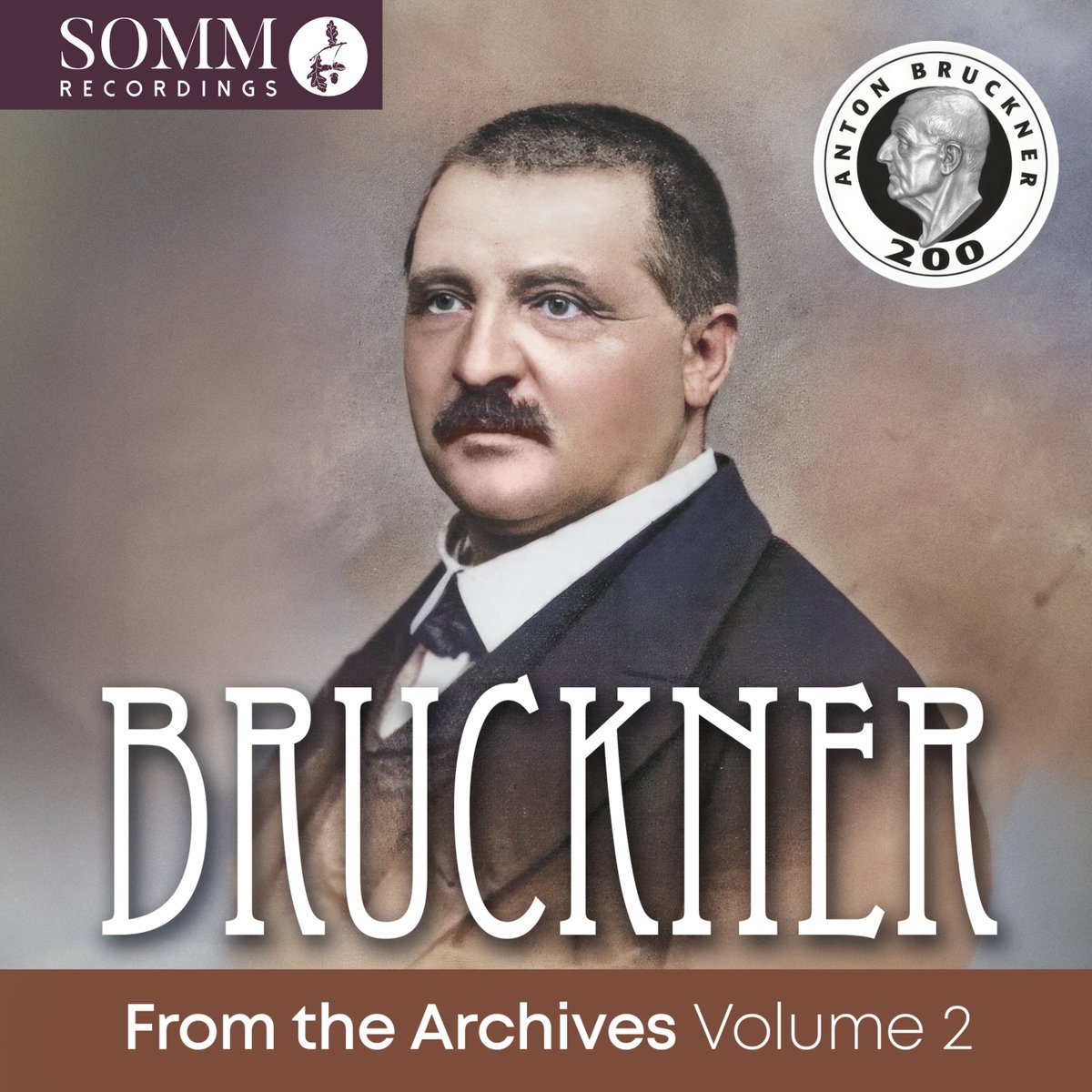 Announcing the 17 May release of the second instalment in Bruckner from the Archives, “a major commemorative series” (@ConcertoNet) in six double-CD volumes celebrating the 200th anniversary of Anton Bruckner’s birth in 1824! Available for pre-order now at somm-recordings.com