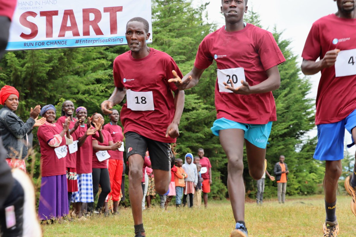 Earlier today, #HiHEA's Eldoret branch hit the tracks at the Run for Change Race in Iten, Elgeyo-Marakwet County. Joined by our amazing members, staff, and the public, we raced towards a brighter future for local enterprises. #RunForChange #CommunityDevelopment #Enterprisesrising