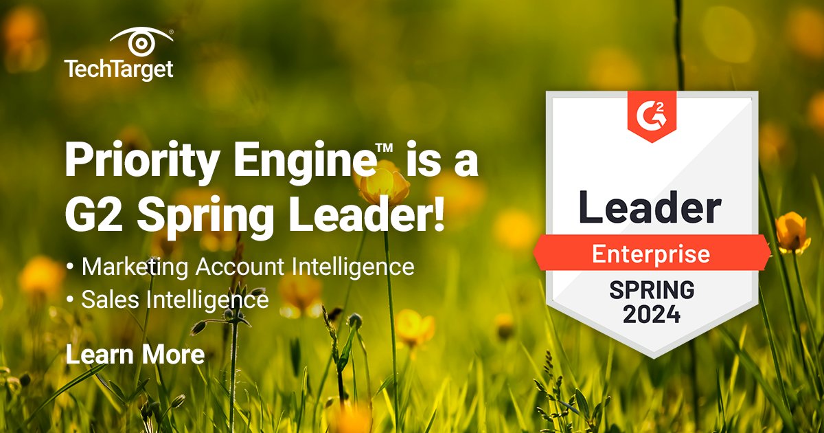 Priority Engine is a G2 Spring 2024 Enterprise Leader in Marketing Account Intelligence and Sales Intelligence🏆 See why sales reps love using Priority Engine to find in-market prospects and close more deals: bit.ly/3teX8H3 #B2B #Marketing #Sales