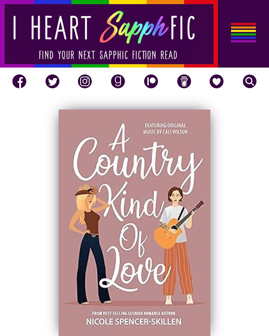 In celebration of Lesbian Visibility week 𝐀 𝐂𝐨𝐮𝐧𝐭𝐫𝐲 𝐊𝐢𝐧𝐝 𝐨𝐟 𝐋𝐨𝐯𝐞 is on offer as part of the <a href="/IHeartLesfic/">I Heart SapphFic</a> sale! 

You can get the eBook for only 99p if you hit the link below 😳 

amazon.co.uk/Country-Kind-L…

#sapphic #lesbian #book #sale #promo