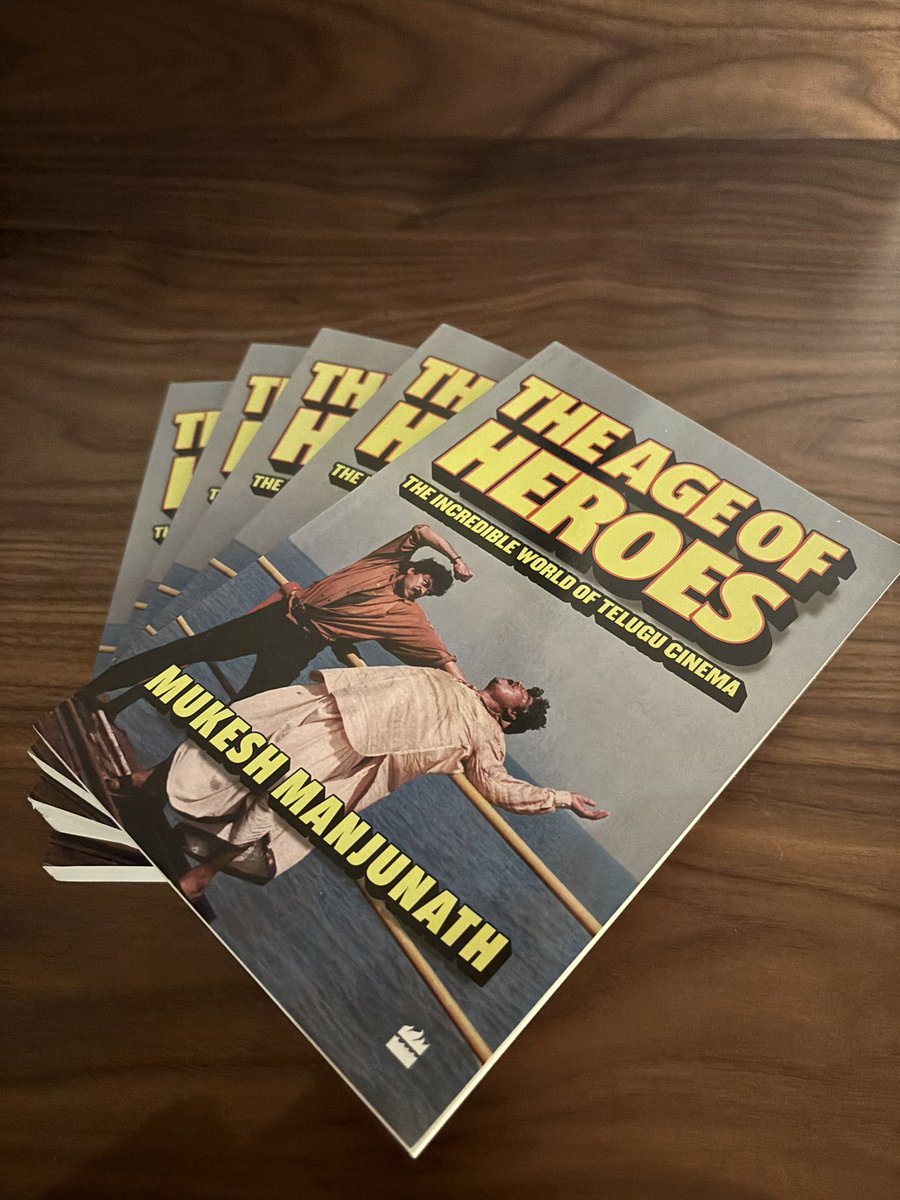 So I’m giving away five copies of Mukesh Manjunath’s THE AGE OF HEROES. Ping me if you are genuinely interested. Clause: Need to be in Hyderabad and be available for pick up tomorrow (Courier pampentha opika and sthomatha levu). Let’s figure out a time and location later.
