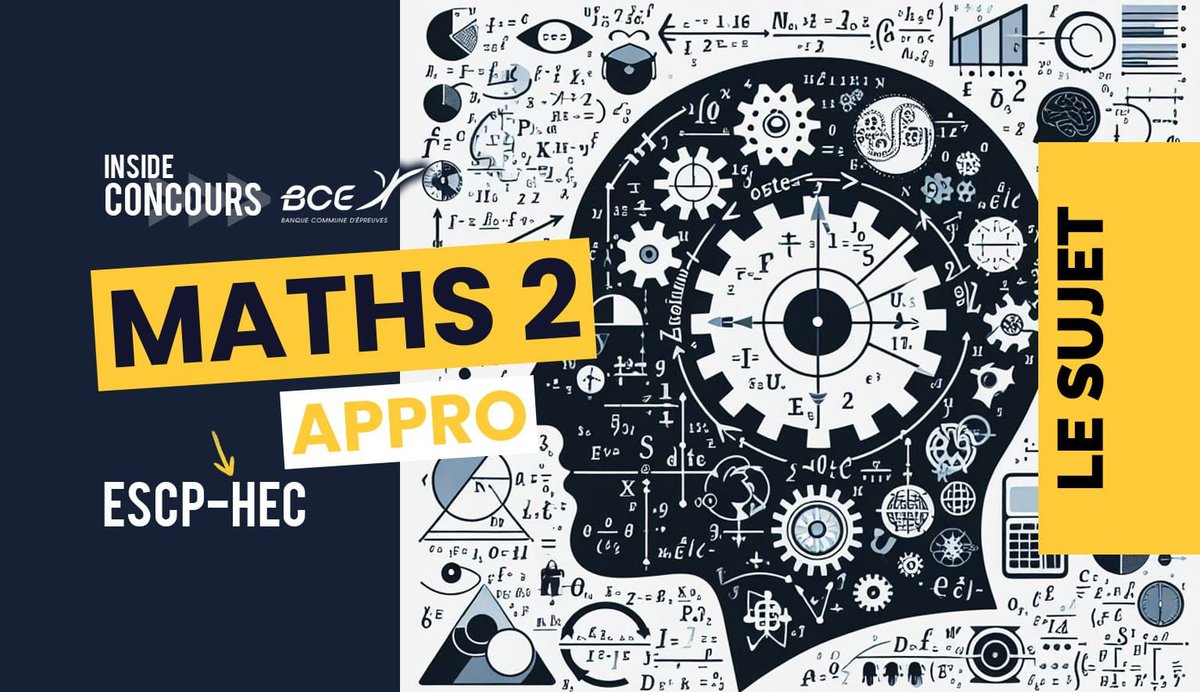 🚨Le sujet de Maths 2 approfondies HEC ESCP vient de tomber ! 🚨 📝Retrouve le juste ici 👇 : major-prepa.com/mathematiques/… #BCE #SUJET #MATHSAPPRO