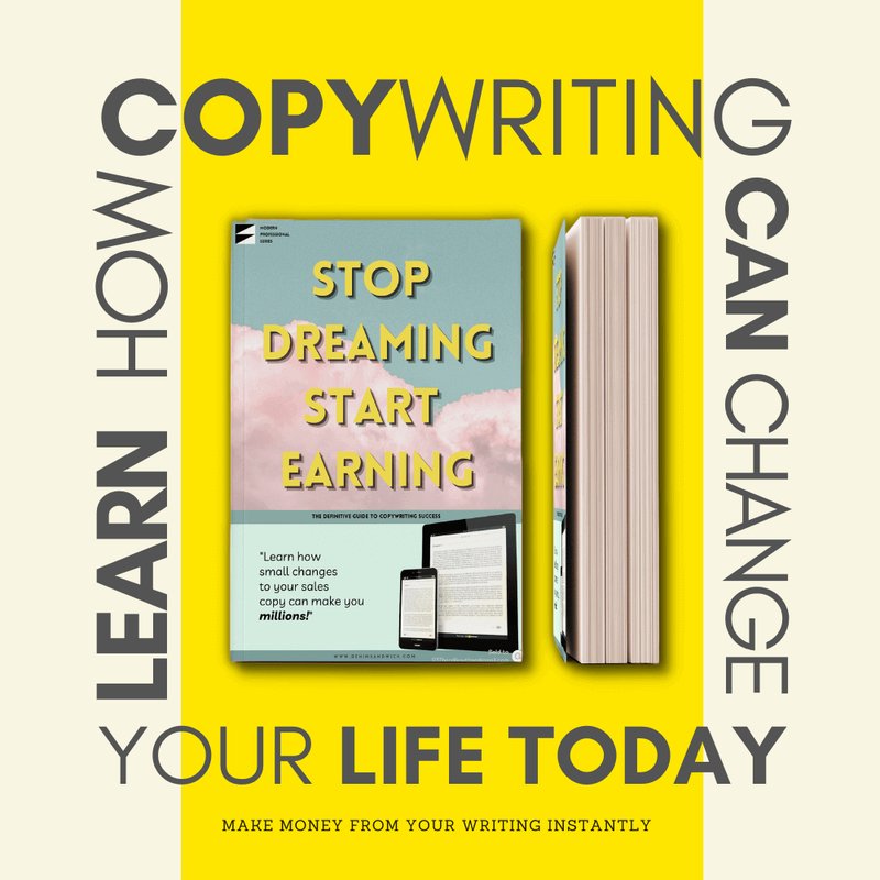 Copywriting is magnetic. 

It is never complete if it does not draw out expectation.

I've taken my time to unveil for you how you can become a great copywriter

It's not something you're born with, however you can learn it. 

Here's where to start:
rebrand.ly/freecopybook