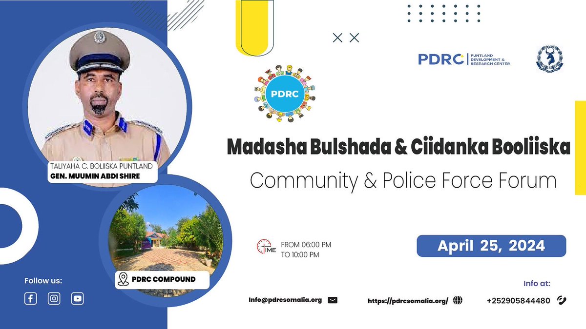 SomaliaPdrc's tweet photo. Tonight's at PDRC Community and Police Force Forum is set to begin at PDRC headquarters. @Plpoliceforce https://t.co/qckfenoJw6