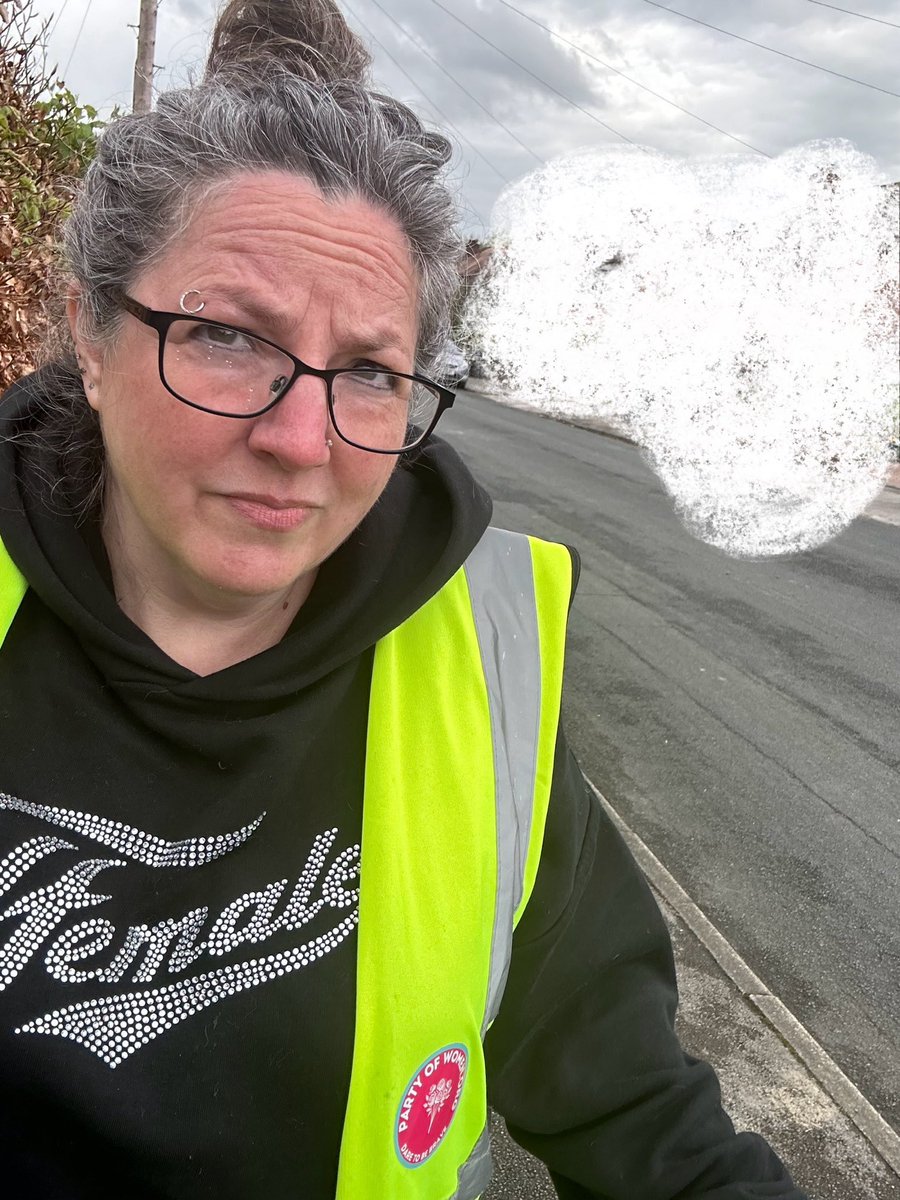 Tara__Hughes's tweet photo. I’m sorry folks, I feel like I’ve failed you. 😞
While campaigning hard these last few weeks I’ve yet to find a pothole worthy of pointing at.
I have the hi-vis, the look of ‘ermergerd’ and a pointy finger.
#Davenport & #CaleGreen help me out.
#DareToBeBrave #PartyOfWomen https://t.co/MkQIoLmX4x