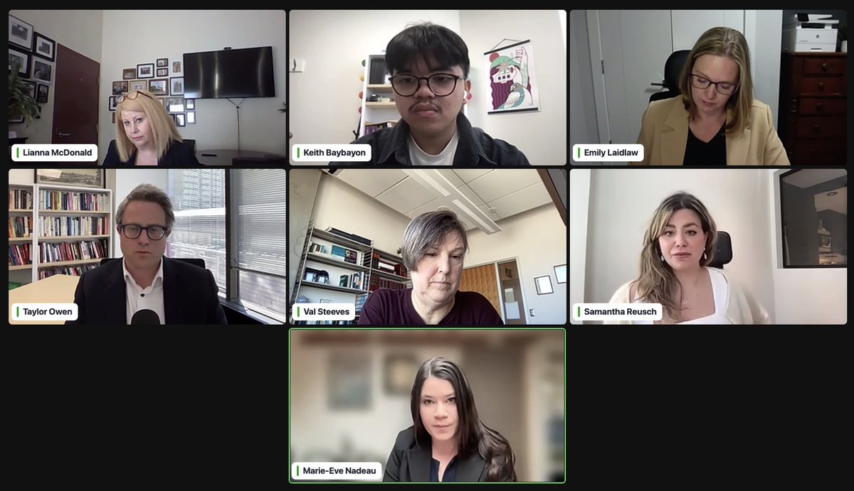 📜There must be a high bar for protecting children's rights in the digital environment 

🗣️Canada's Bill C-63, is an opportunity to build on recent international regulatory frameworks like the #DSA, #OSA, &amp; #AADC, to deliver the protection children deserve - <a href="/MarieEve5Rights/">Marie-Eve NADEAU</a>