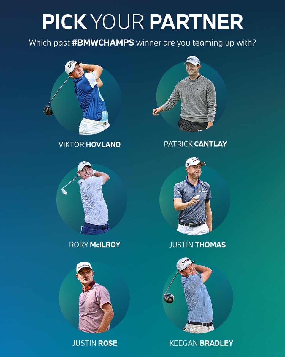 In honor of our friends at the @Zurich_Classic, which past #BMWCHAMPS winner is your dream teammate?