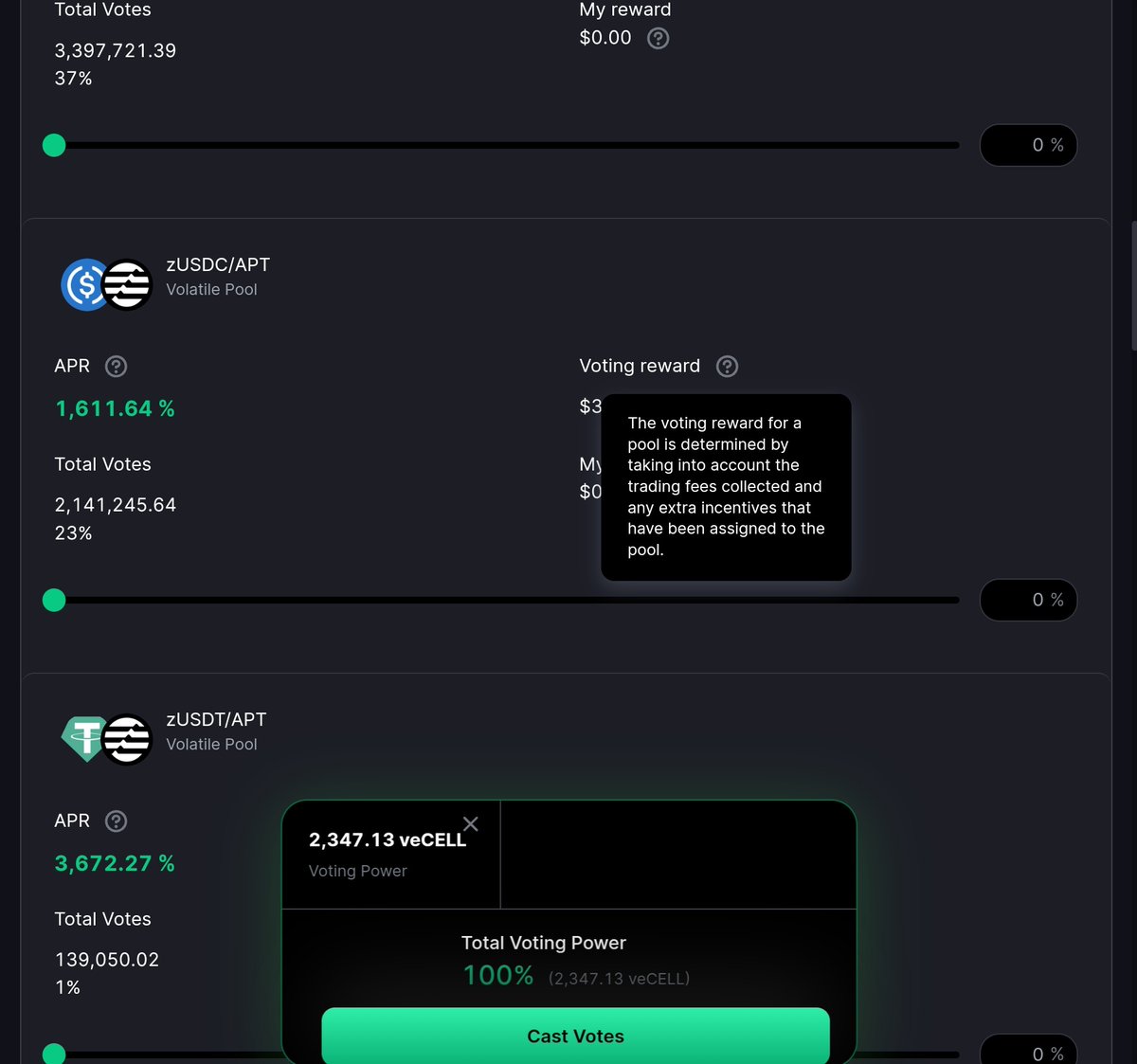 theBlockunity's tweet photo. Now you can choose one of the pools and cast your vote for 15 days.
You can check and calculate which one is better to for vote.
Attention: you should know that APR is not stable.

/3 https://t.co/Bs5eEPsApY