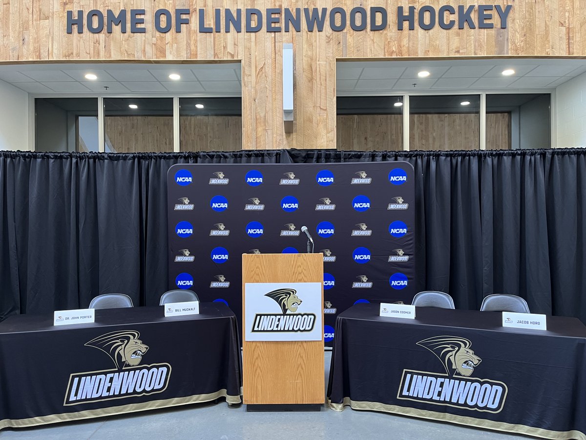 Tune in at 1:00 p.m. CT for our introductory press conference for new @LULionsHockey head coach Bill Muckalt 🦁🏒 📺|tinyurl.com/mtu5dduv #NewLevel