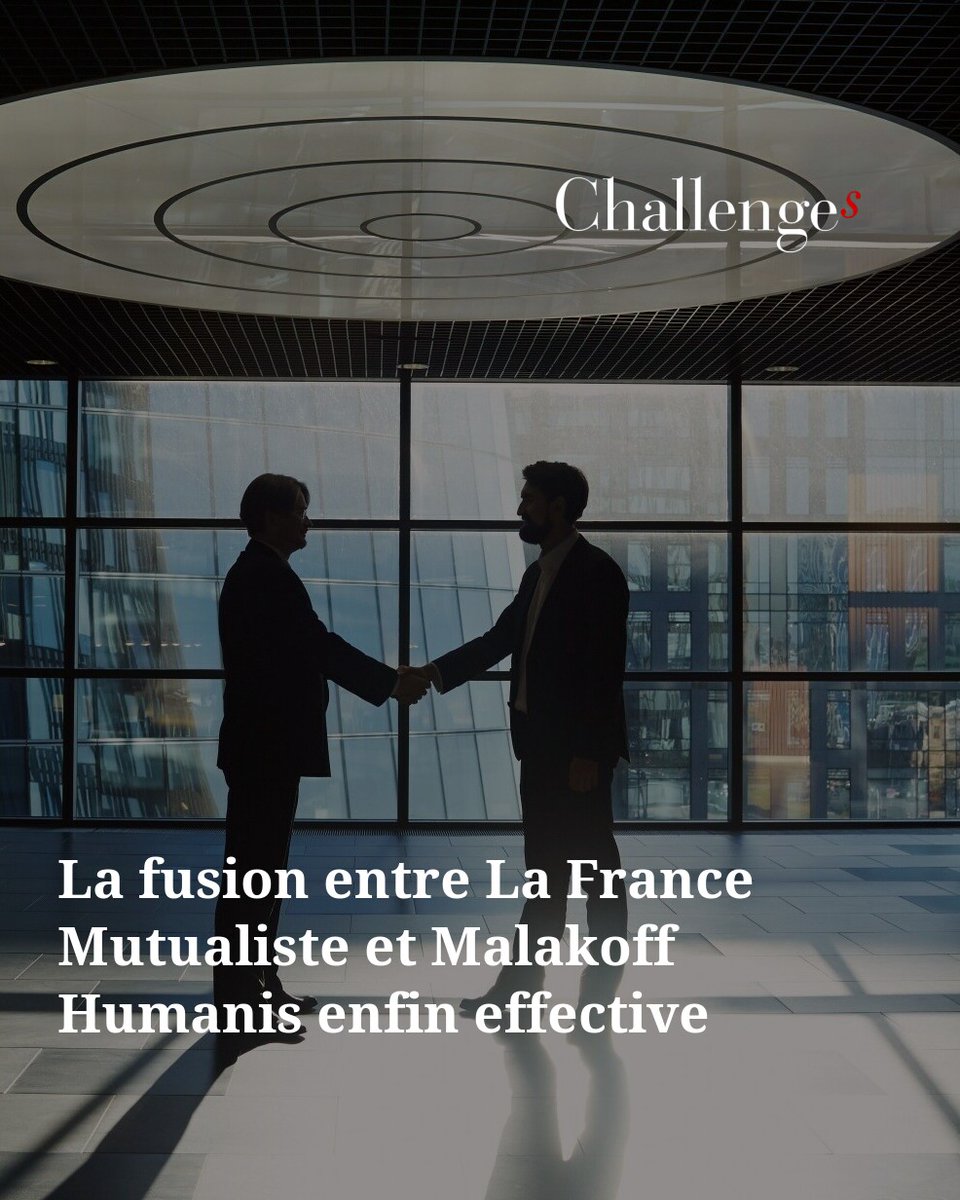 🔴 CONFIDENTIEL La fusion entre La France Mutualiste (8,8 milliards d'euros d'actifs sous gestion) et Malakoff Humanis (8,2 milliards d'euros de fonds propres) devrait être signée et effective ce jeudi 25 avril