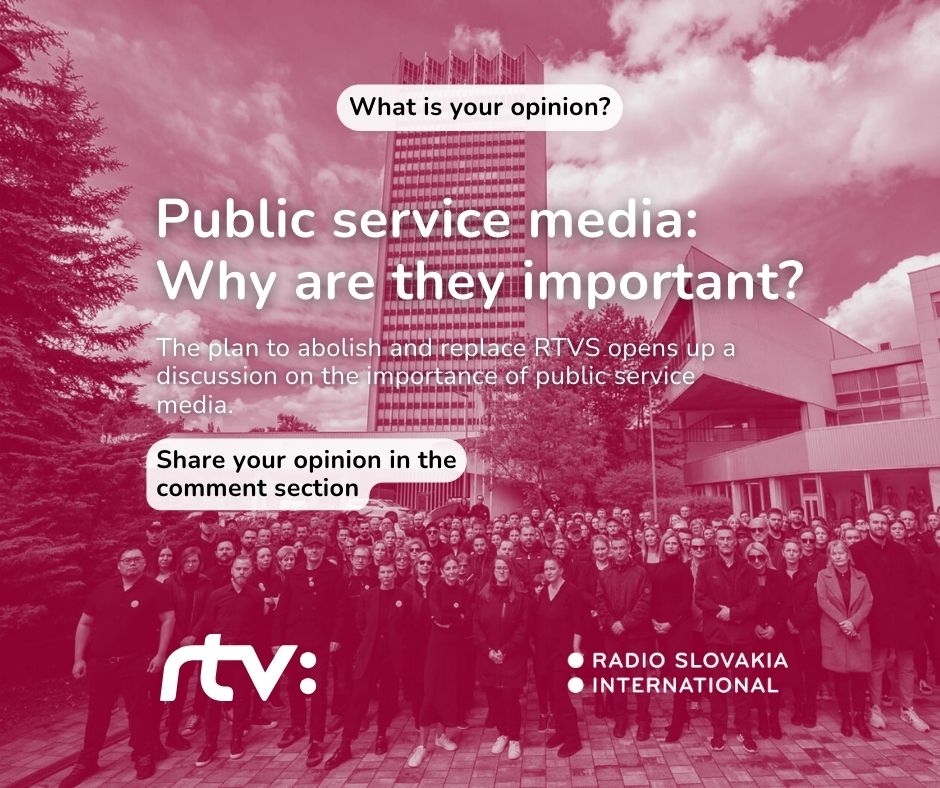 The plan to abolish and replace #RTVS, the Slovak public service broadcaster, opens up a discussion on the importance of public service media. What is your opinion? Share your view in the comment section.
#ciernydenRTVS #blackdayRTVS #rtvs #mediafreedom #publicservicebroadcasting