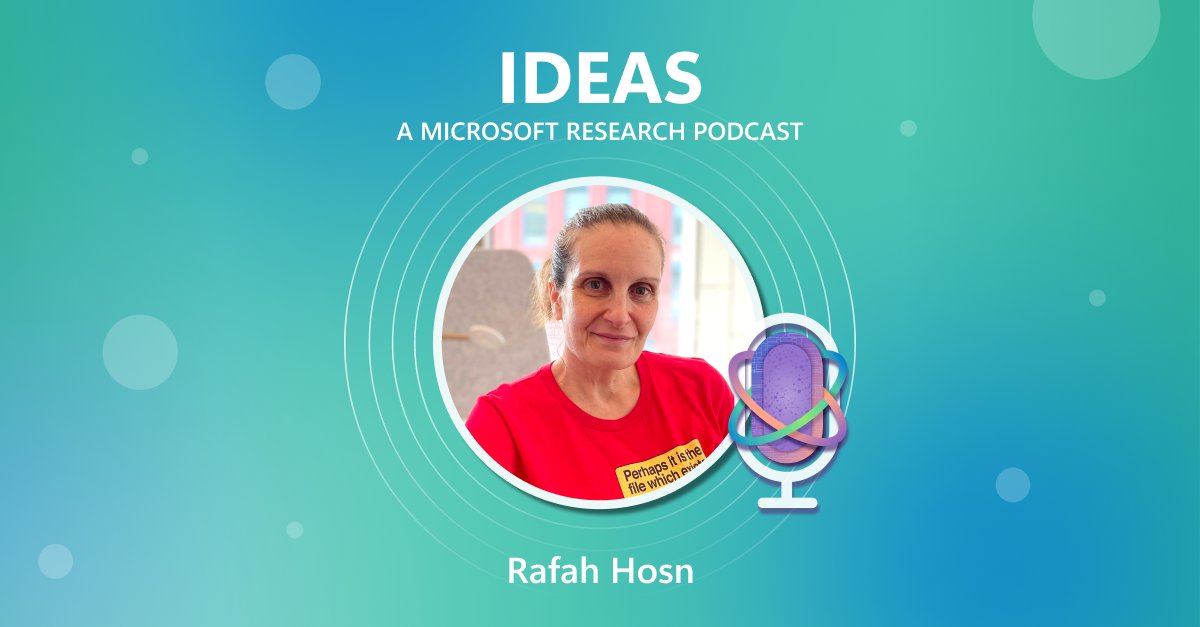 Partner, Group Product Manager Rafah Hosn is helping to drive scientific advancement in AI for Microsoft. In “Ideas,” she discusses the mindset needed to work at the frontiers of AI & how the research-to-product pipeline is changing in this new era. msft.it/6016Yyo5G