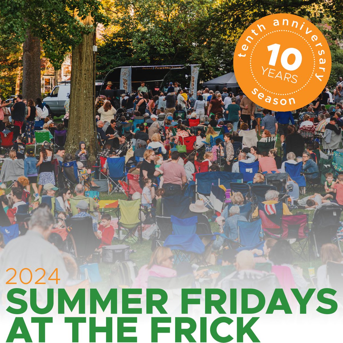 Celebrate 10 years of Summer Fridays at the Frick, and 30 years of music on our lawns during our 2024 Summer Fridays season. You won’t want to miss this year’s extraordinary lineup!