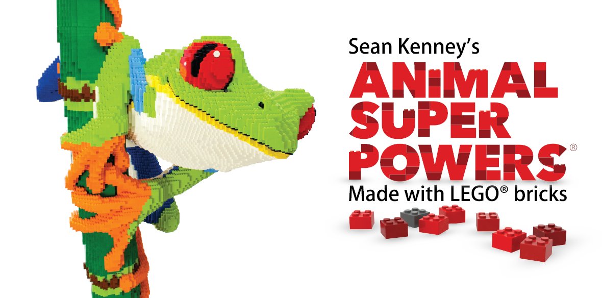 Dive into the world of Sean Kenney's Animal Superpowers® at @TopekaZoo! Explore amazing LEGO® creations from April 20 to September 9! #AnimalSuperpowers #LEGO 94country.com/event/the-tope…