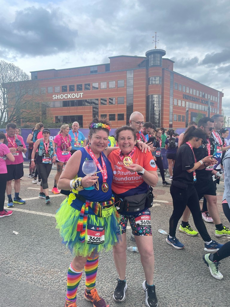 Congratulations to Nicola and Jason who ran the Manchester Marathon last week! 🎉 They both fundraised for The Pituitary Foundation whilst raising awareness for pituitary conditions. Feeling inspired? Find out how you can get involved: pituitary.org.uk/join-our-commu…