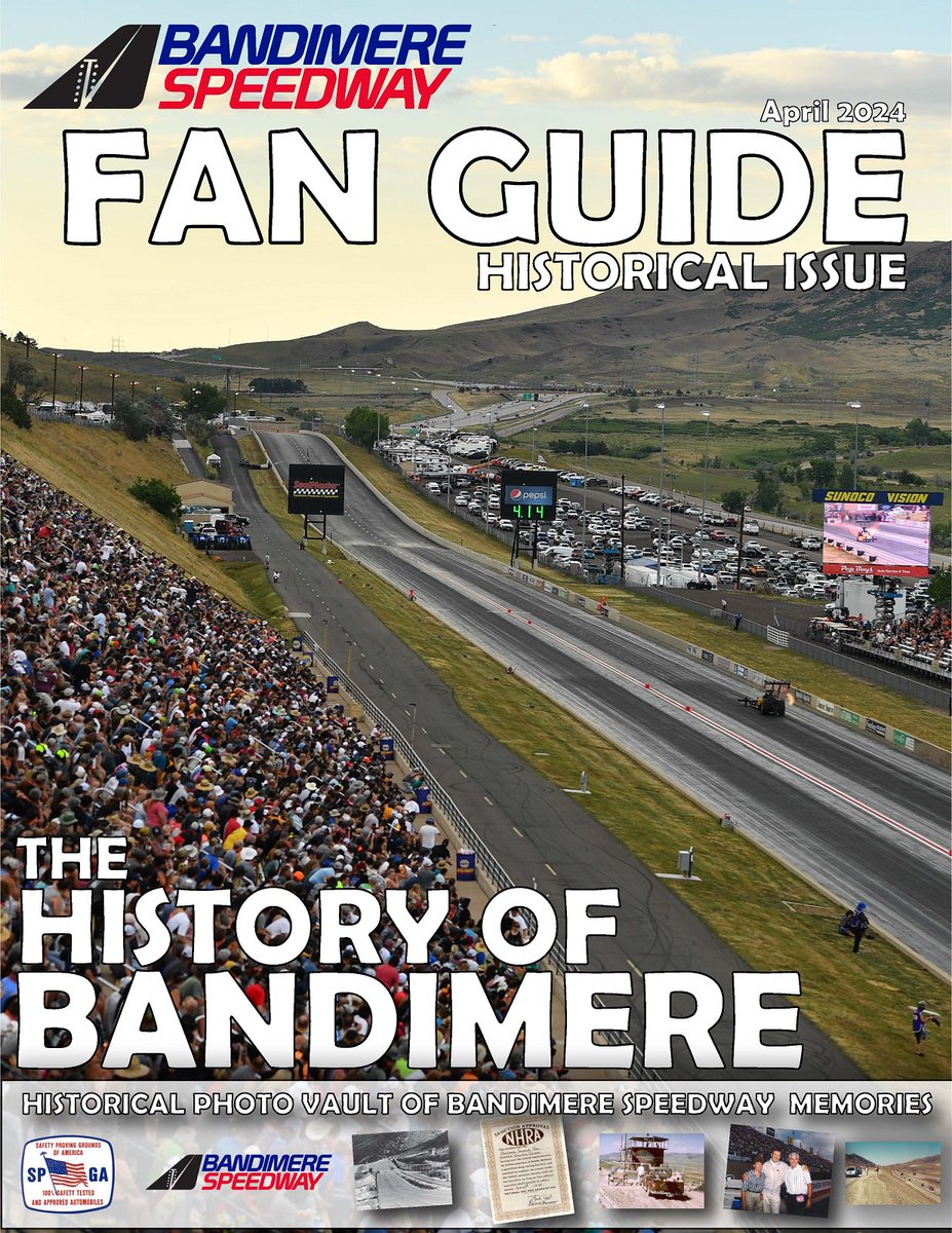 Bandimere Speedway has a rich history dating back to 1958. Travel back in time & check out some of the most historical moments & stories throughout the #65yearsofspeed in the April edition of the #bandimere Fan Guide!
bandimere.com/fanguide-apr24
#fanguide #historical #thundermountain