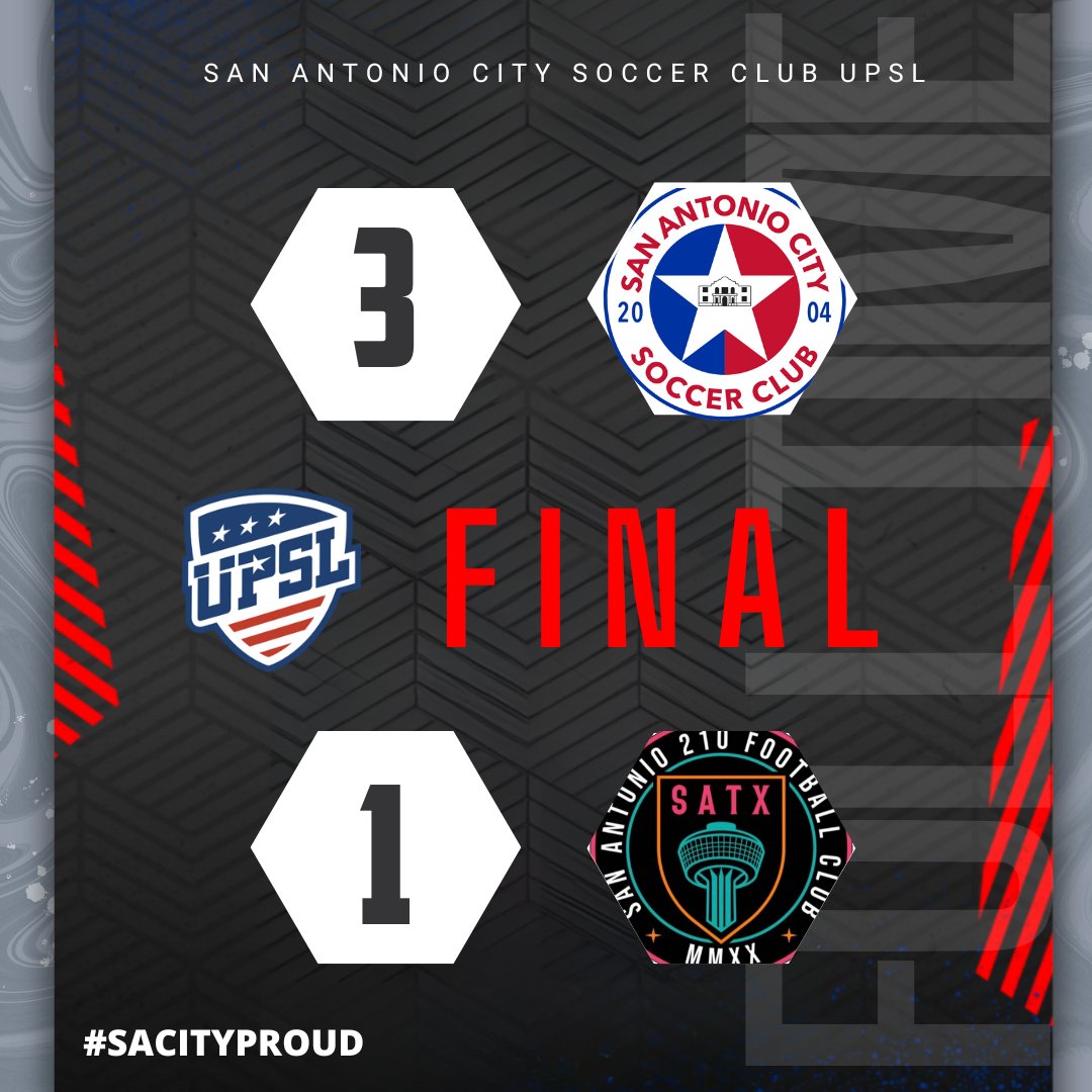 🎉🏆 Clinching another victory with a solid 3-1 win against 210 FC! ⚽️💥 Now, let's swiftly shift gears for our upcoming match against Lonestar SC on Sunday, April 28th! 🔵🔴 #Protect210 #UPSL #OnToTheNextOne @upsltexas