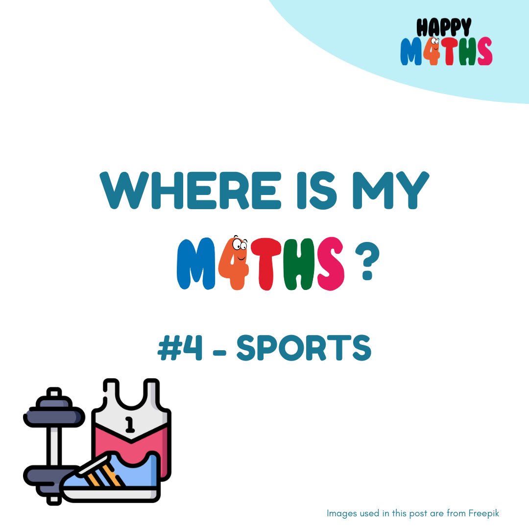 Where is my Maths?  

#Sports edition! 

Sports are not just about competition; they’re a playground for maths! From calculating scores and stats to optimising performance, maths is an unsung sports star. 🏆

🧵1/6

#WhereIsMyMaths #HappyMaths #TUDublin #WeAreTUDublin