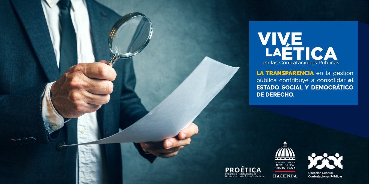 Los procesos de compras y contrataciones del Estado realizados de forma abierta, transparente y participativa hacen posible que las prestaciones de servicios públicos se caractericen por su eficiencia, competitividad y calidad. #SemanaDeLaÉtica2024 #GestionarRiesgosEsIntegridad