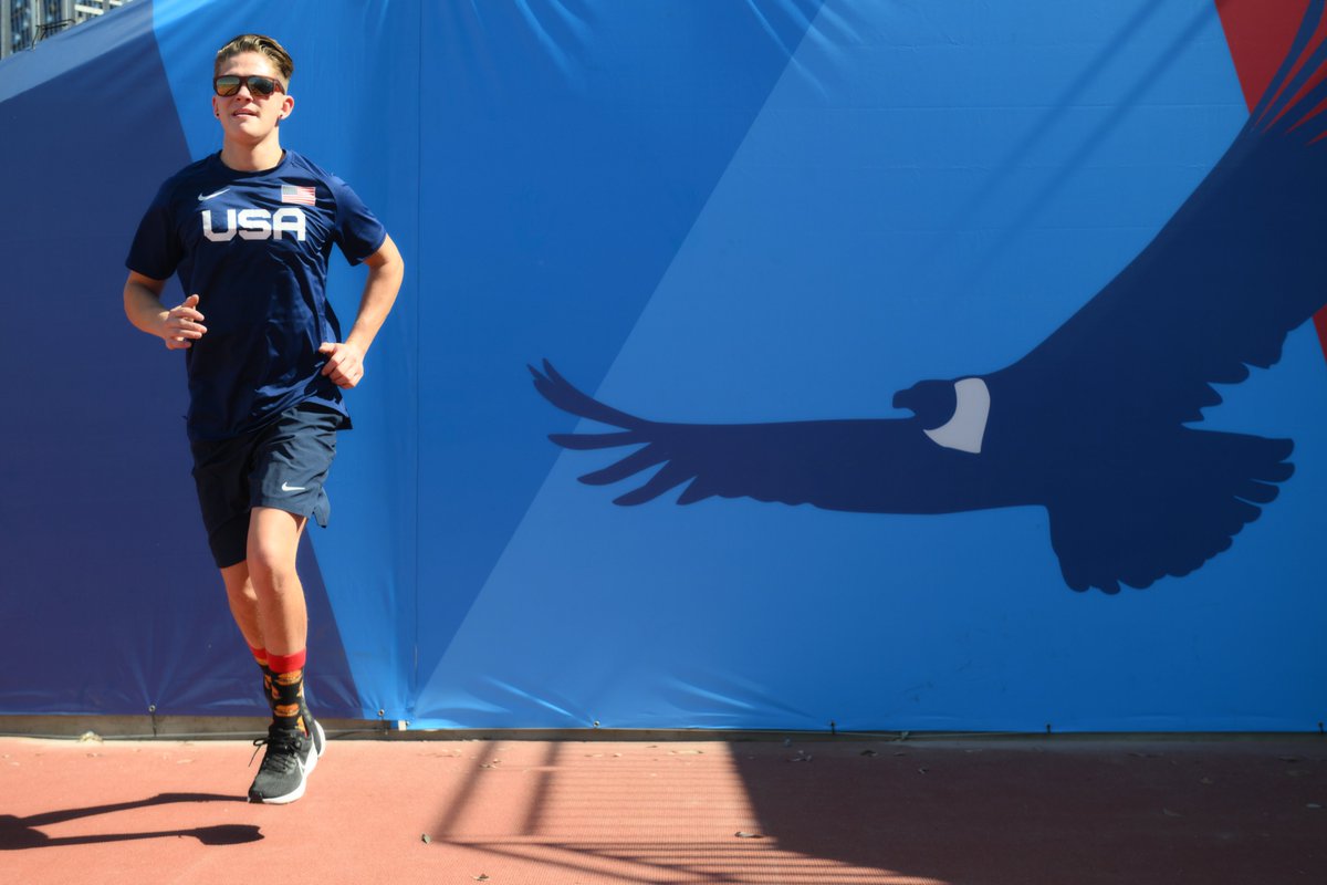 “There’s going to be people that are faster than you and better than you, but you’ve just got to go out there and compete.” We caught up with one of our newest national team members Austin Spalla about his first int. competition & his sock game 🧦 📰: go.teamusa.org/49Nzcdi