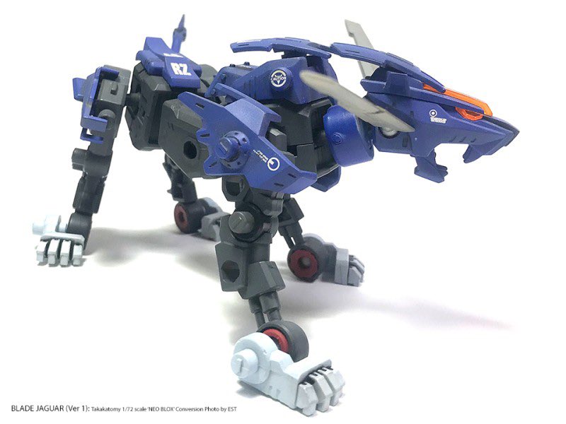 EST046's tweet photo. ZOIDS: Blade Jaguar ver.1/ Neo BLOX mixing build/ 2012 (2022 update) https://t.co/hztyfyb8MT