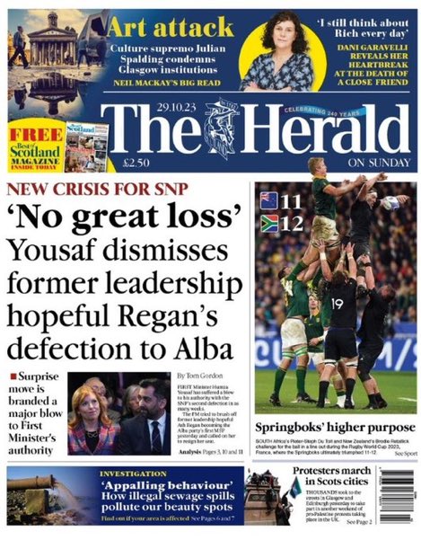 “No great loss”. That’s how Humza described Ash Regan’s leaving the SNP. Humza Yousaf’s future as First Minister is now in her hands.