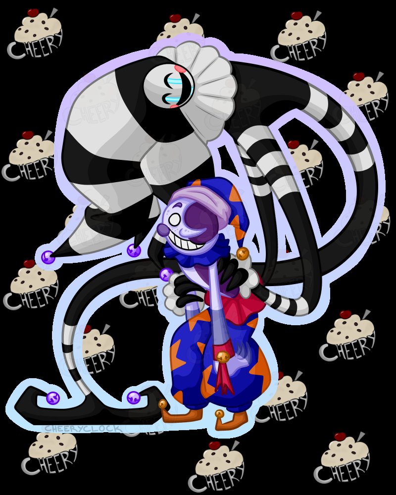 CheeryClock's tweet image. O wow guys look, me returning with stickers!
#FNAF #fnafsecuritybreach