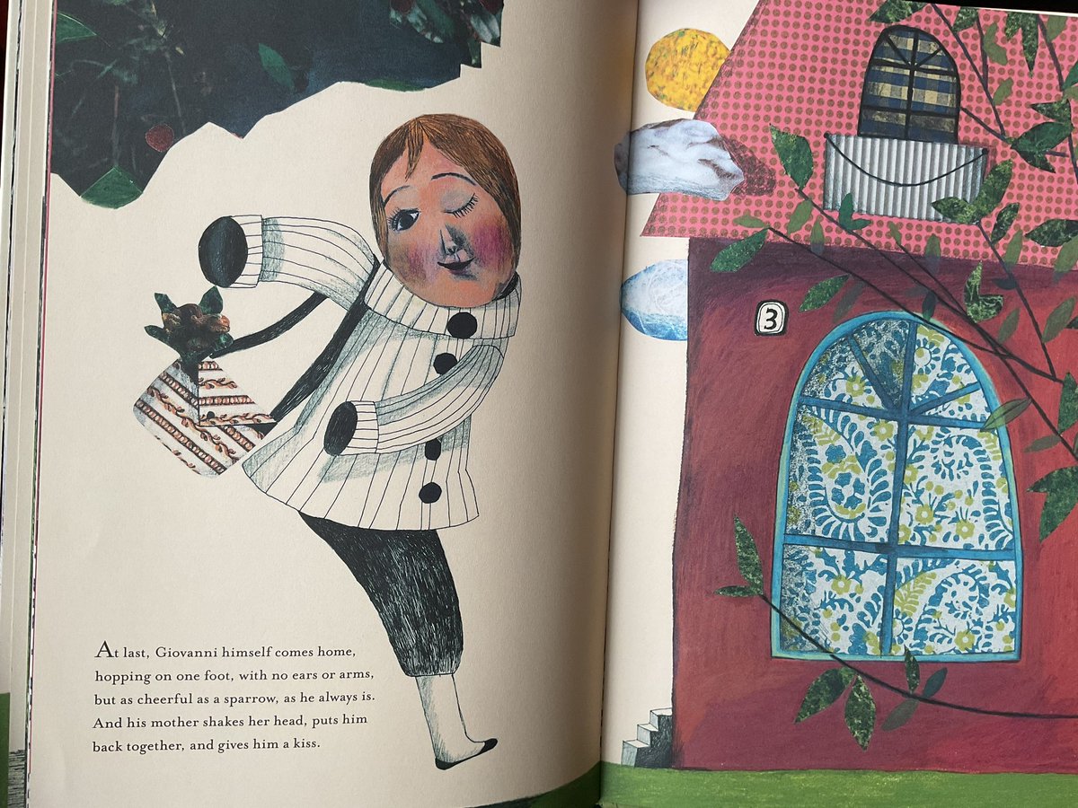 For those who watched me present NCBC’s 3 new recommendations at last nights @OpenUni_RfP Newsletter Live here is a close up of A Daydreamy Child Takes a Walk . Delightful language, translation & illustrations