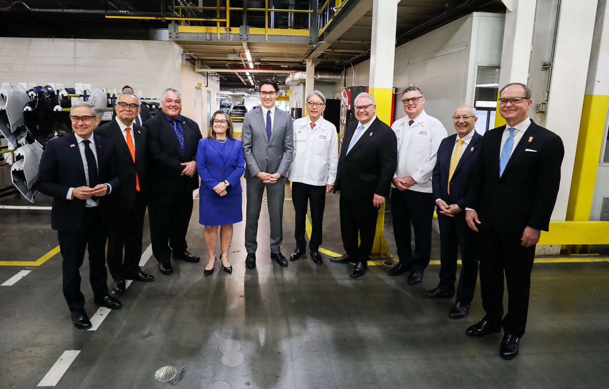 fordnation's tweet photo. This morning, we announced a massive $15 billion investment that will see @Honda build and assemble electric vehicles right here in Ontario!

This is the largest auto investment in Canadian history and will create thousands of new, good-paying manufacturing jobs for Ontario workers.

Honda’s investment cements Ontario’s place as the world leader in electric vehicle  manufacturing, with six leading auto-manufacturers in our province. Working with the federal government, we’re creating a home-grown supply chain, building the road to critical minerals in the Ring of Fire and attracting new manufacturing investments that will rebuild our economy and create better jobs and bigger paycheques for our world-class workforce.

https://t.co/QXaH1rJSpi