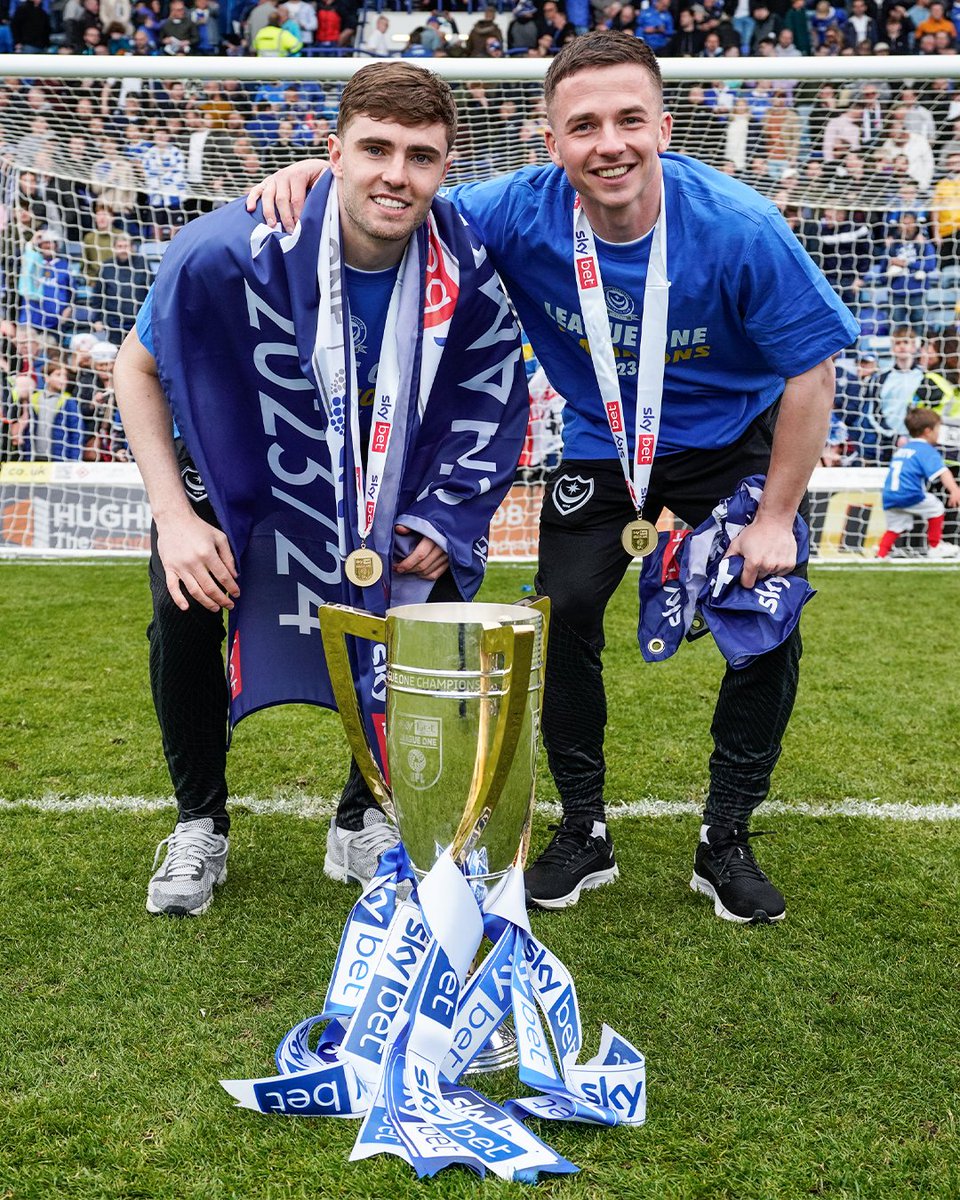Pompey's tweet photo. Zak Swanson x Tom Lowery x 🏆 https://t.co/EZ2yYtgzD8