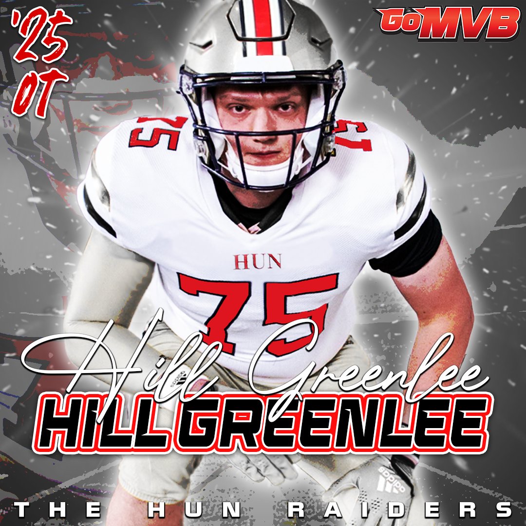🚨Player Spotlight🚨⁠
HILL GREENLEE
'25 OT
The Hun Raiders, NJ
Follow: @GreenleeHill
⁠
#gomvb #hsfootball #studentathlete #collegerecruit #collegerecruiting #athlete