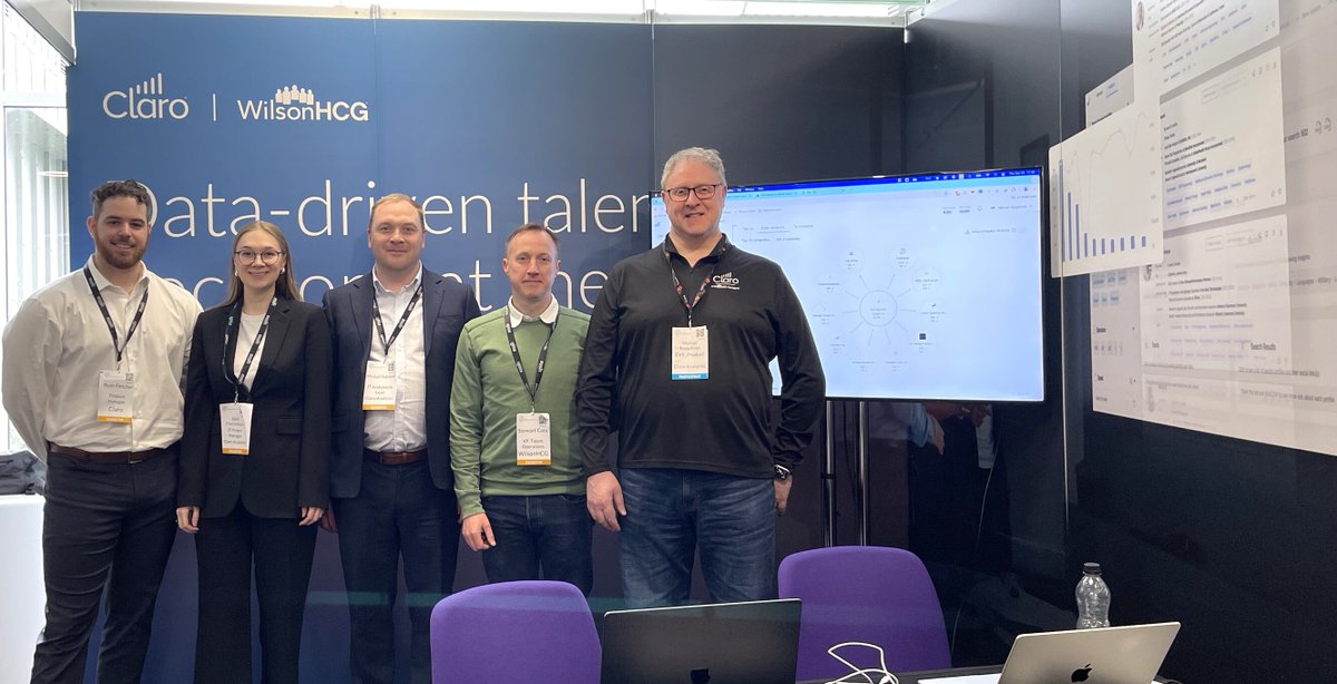 wilson_analytic's tweet photo. Our team had a great time exhibiting at People Analytics World in London! Thank you to those who stopped by our booth and connected with one of our team members! #PAWorld https://t.co/8nIcsIRccs
