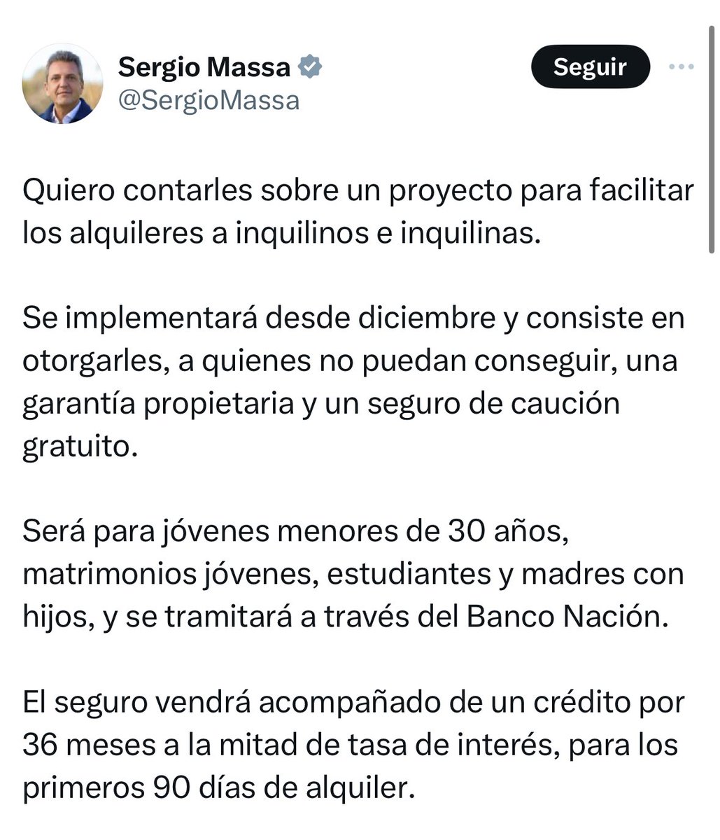 usdtermo's tweet photo. Creo que pasó un poco desapercibido, pero está bueno mostrar que están volviendo a aparecer los créditos hipotecarios para que te puedas comprar tu casa mientras que Massa te ofrecía un préstamo para que puedas pagar un alquiler. Diferencias. https://t.co/6tLLADhXec