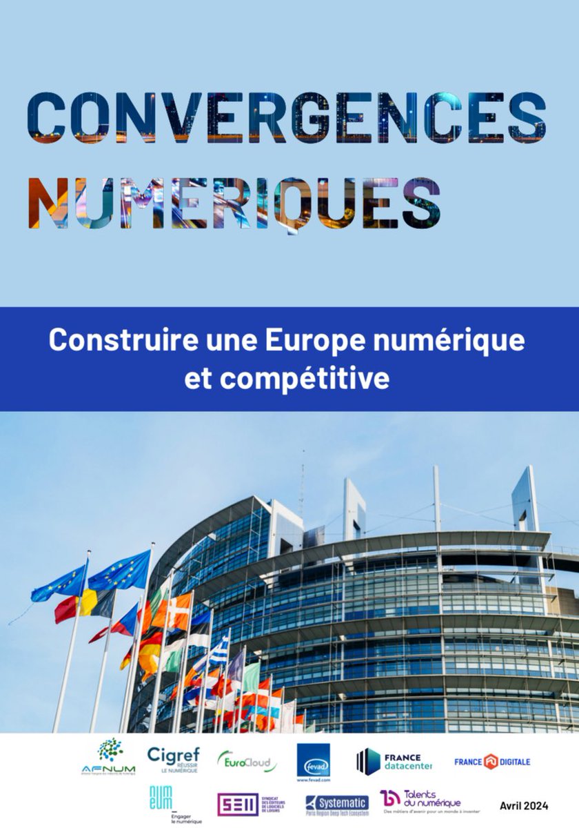 Après le discours du PR @EmmanuelMacron ce matin, nous continuons à nous préoccuper de l'Europe avec le pitch des candidats aux élections européennes, par le collectif Convergences Numériques 2024.