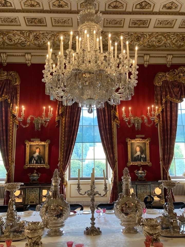 The Great Dining Room, completed in 1858.
Chatsworth House, Derbyshire