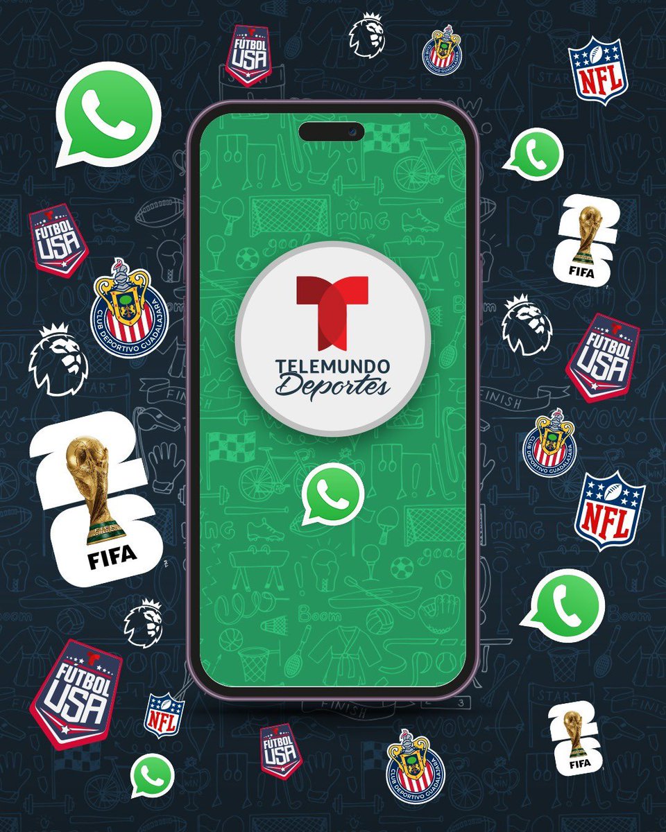 ÚNETE a nuestro nuevo canal de WhatsApp 🟢 en donde podrás enterarte de todo lo que está ocurriendo en el mundo de los deportes y ver los partidos de la Premier League, Chivas, FIFA. USSoccer y más... SÍGUENOS ☺️➡️ trib.al/w7UsORr