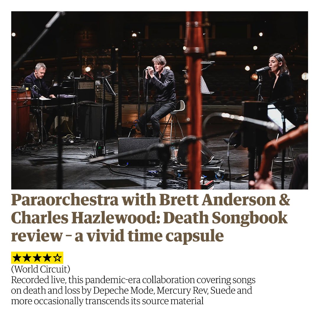 'A vivid time capsule' 4/5 - @guardian Read their full review of 'Death Songbook' here: bit.ly/TheGuardianDS -SuedeHQ