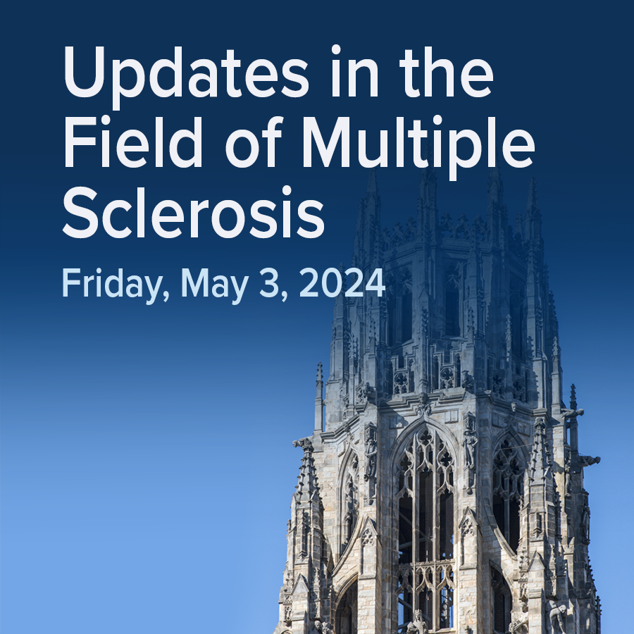 Discover the latest updates in #multiplesclerosis research & treatment! Join our hybrid symposium to stay up-to-date on disease understanding, innovative treatment approaches, and advanced imaging modalities for enhanced patient outcomes. @YaleNeuro RSVP: shorturl.at/sCY89