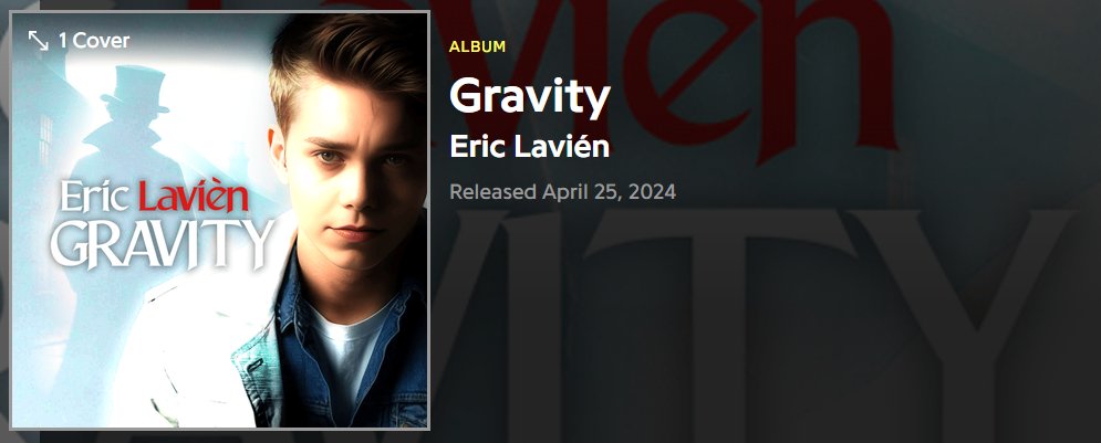 While we wait for the lyrics to my EP 'Gravity' to be available so you can sing along with me 🙂 I want to let you know that they're already up on Genius. 🎤🤘

#rockon #lyrics #musiclyrics #rock #NewMusicFriday  #alternativerock #softrock #NewMusicAlert 

genius.com/albums/Eric-la…